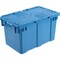 Global Industrial Distribution Container With Hinged Lid 22-3/8x13x13 Blue 257810BL - alternate 1